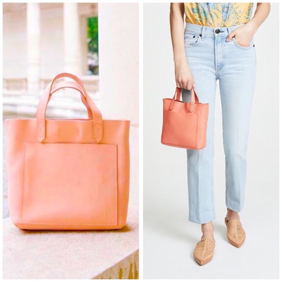 Madewell Mini Pocket Transport Tote in Spiced Rose - Picture 4 of 8